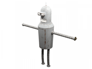 futurama - bender old 3D Model