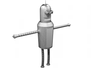 futurama - bender old 3D Model