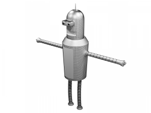 futurama - bender old 3D Model
