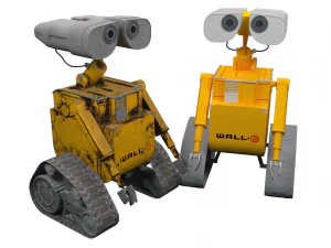 robot wall-e - стара і нова версія 3D Модель