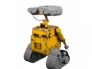 robot wall-e - old and new version 3D Model
