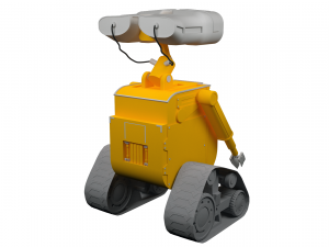 robot wall-e - old and new version 3D Model