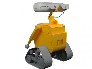 robot wall-e - old and new version 3D Model