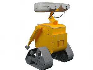 robot wall-e - old and new version 3D Model