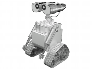 robot wall-e - old and new version 3D Model
