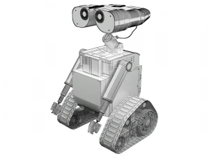 robot wall-e - old and new version 3D Model