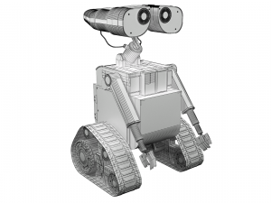 robot wall-e - old and new version 3D Model