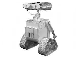 robot wall-e - old and new version 3D Model