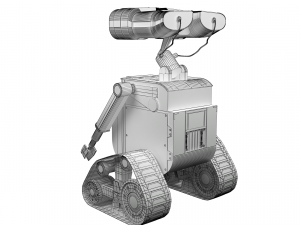 robot wall-e - old and new version 3D Model