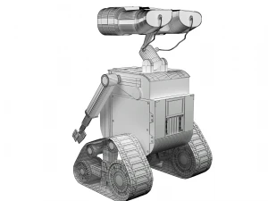 robot wall-e - old and new version 3D Model