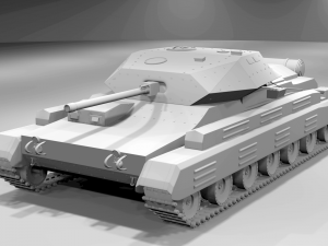 tank crusader iii version 1 Model 3D