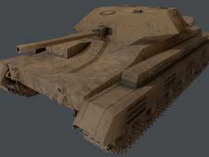 tank crusader iii version 1 Model 3D