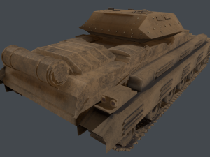 tank crusader iii version 1 Model 3D