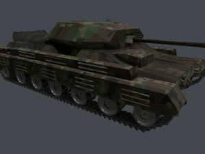 char crois&eacute; iii version 2 Modèle 3D