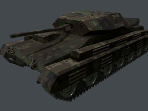 tank crusader iii version 2 Model 3D