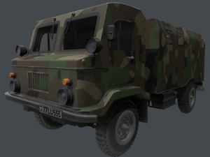 gaz 66-02 3D Model