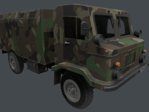 gaz 66-02 Modello 3D