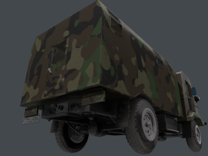gaz 66-02 Modello 3D