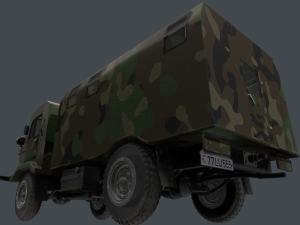 gaz 66-02 Modello 3D