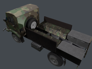 gaz 66-02 Modello 3D