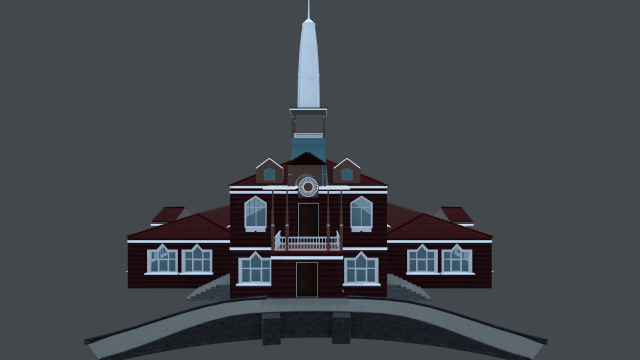 house-museum teremok 3D Model .c4d .max .obj .3ds .fbx .stl .blend 