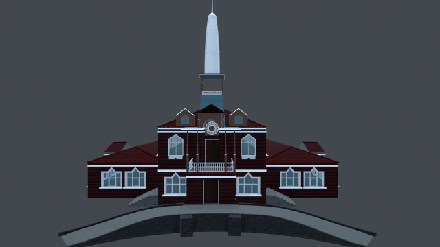 house-museum teremok 3D Model .c4d .max .obj .3ds .fbx .stl .blend
