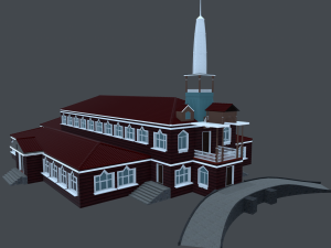 house-museum teremok 3D Model