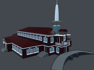 house-museum teremok 3D Model