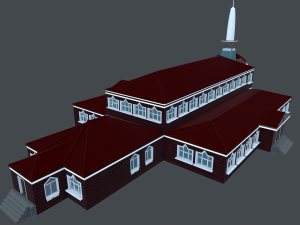 house-museum teremok 3D Model