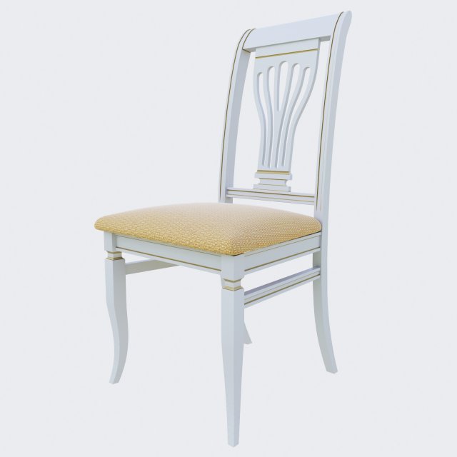 classic chair 3D Model .c4d .max .obj .3ds .fbx .stl .blend 