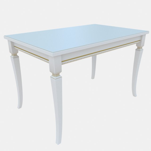 table classic 3D Model .c4d .max .obj .3ds .fbx .stl .blend 