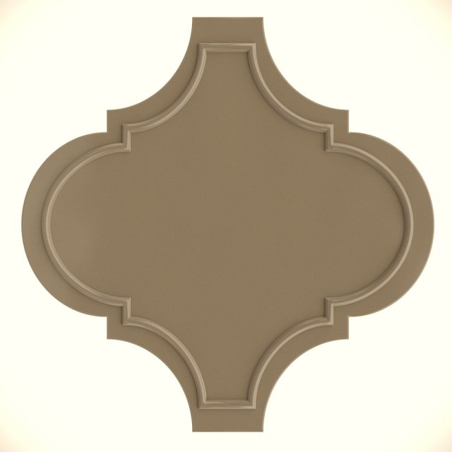 tile wall dec arabesque tufo Model 3D .c4d .max .obj .3ds .fbx .stl .blend 