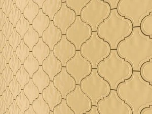 tile wall dec arabesque tufo 3D Model