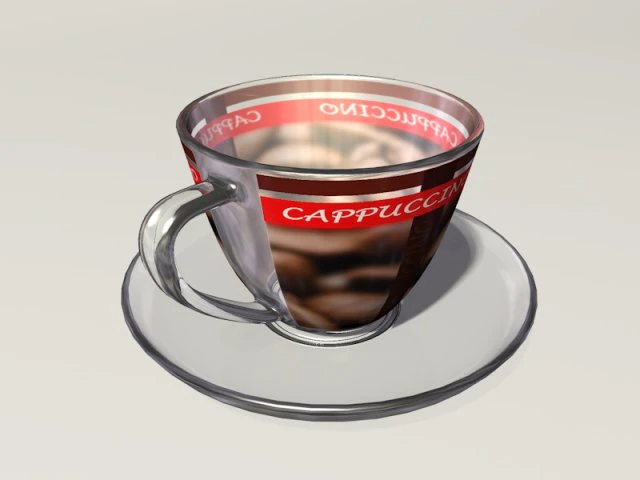 tazza di caff&egrave; Modello 3D .c4d .max .obj .3ds .fbx .stl .blend 