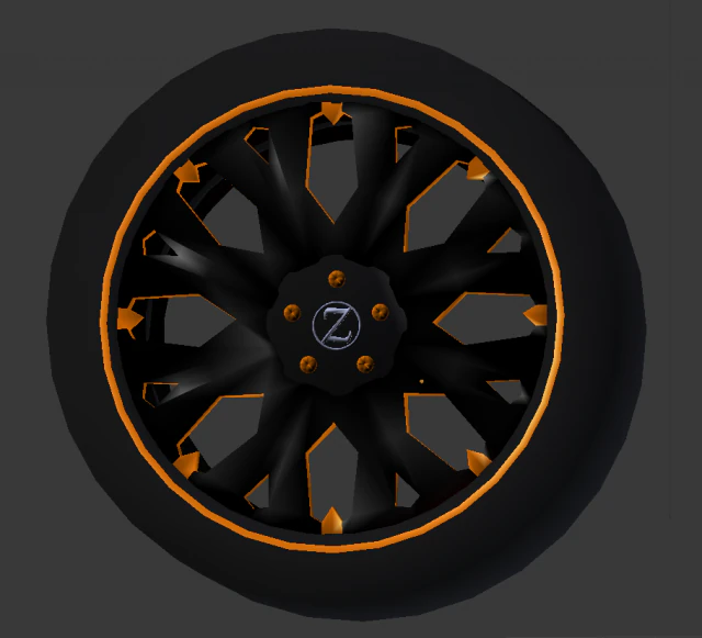 wheel car 3D Model .c4d .max .obj .3ds .fbx .stl .blend 