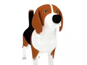 cane da lepre Modello 3D