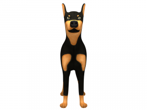 doberman 3D मॉडल