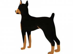 doberman 3D मॉडल