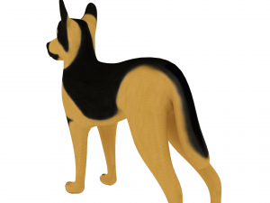 german shepherd 3D Modell