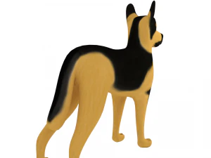 german shepherd 3D Model
