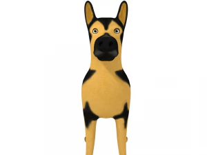 german shepherd 3D Model
