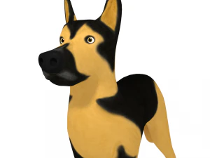 german shepherd 3D Model