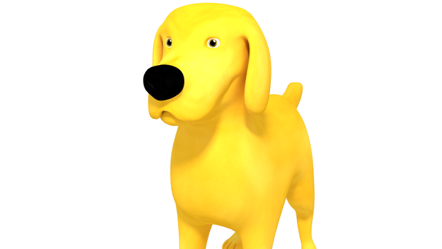 golden retriever Modelo 3D .c4d .max .obj .3ds .fbx .stl .blend 