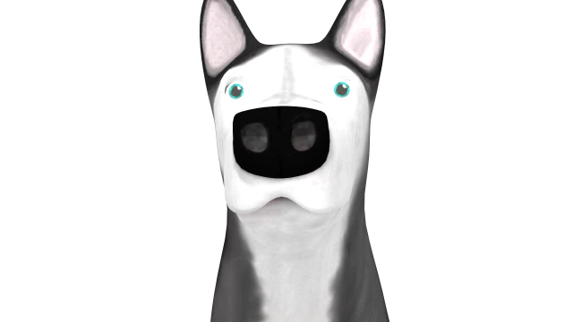 husky 3D Model .c4d .max .obj .3ds .fbx .stl .blend 