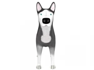 husky 3D Model