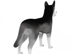 husky 3D Model