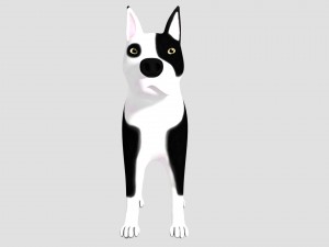 pitbull 3D-Modell
