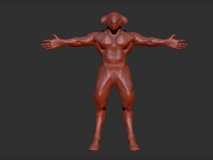minotaur 3D 模型