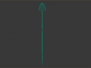 mushroom staff low poly 3D Model