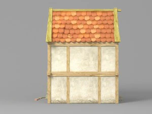 cartoon house 2 3D Model